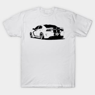 Dodge Charger Hellcat - stylized T-Shirt